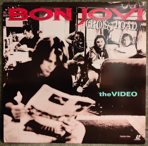 Laserdisc bon jovi cross - jovi, road